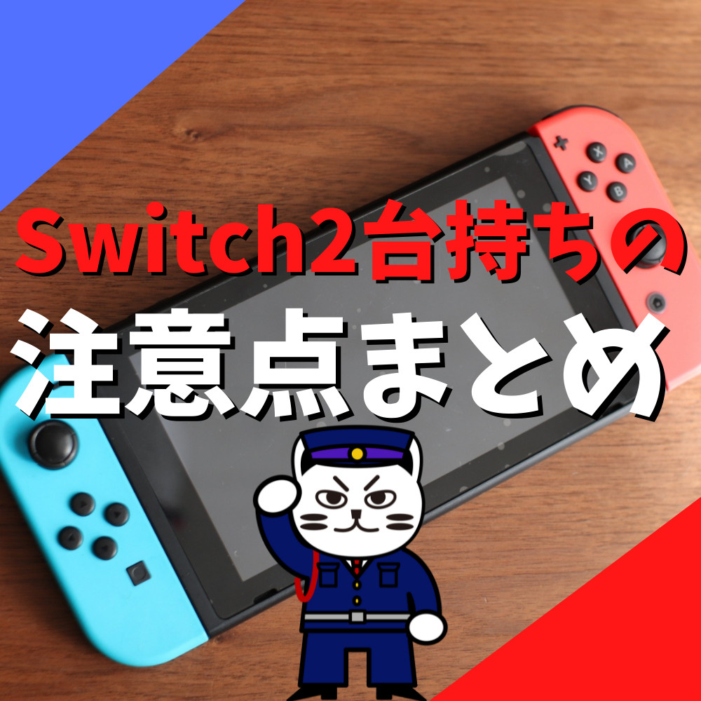 最新版】Switchを2台持ちする際の注意点を解説 | ゲーム・フィギュア ...