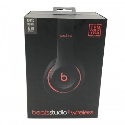 Beats Studio3 Wireless ヘッドフォン ブラックレッドオーディオ機器