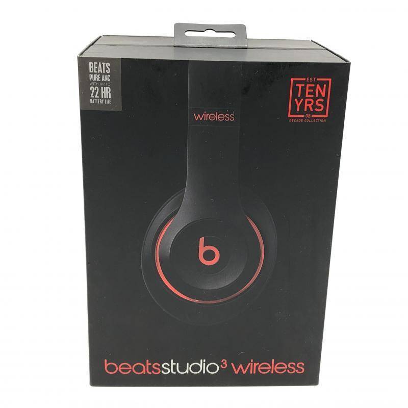 Beats Studio3 Wireless レジスタンス・ブラックレッド オーバー