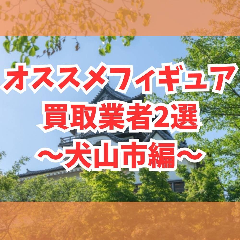 【犬山市】オススメのフィギュア買取業者2選
